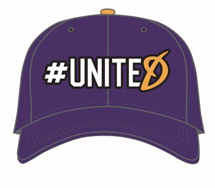 "Haar Disciples" Cap #uniteD: Back to the Roots - Traditionsfarben - Lila & Gelb - Kopfumfang 57,5cm